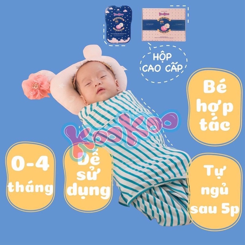 Quấn chũn Giúp Bé Ngủ Ngon KooKoo chính hãng