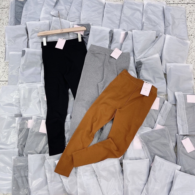 QUẦNG LEGGING MỘT TÚI CHẤT VẢI DÀY DẶN