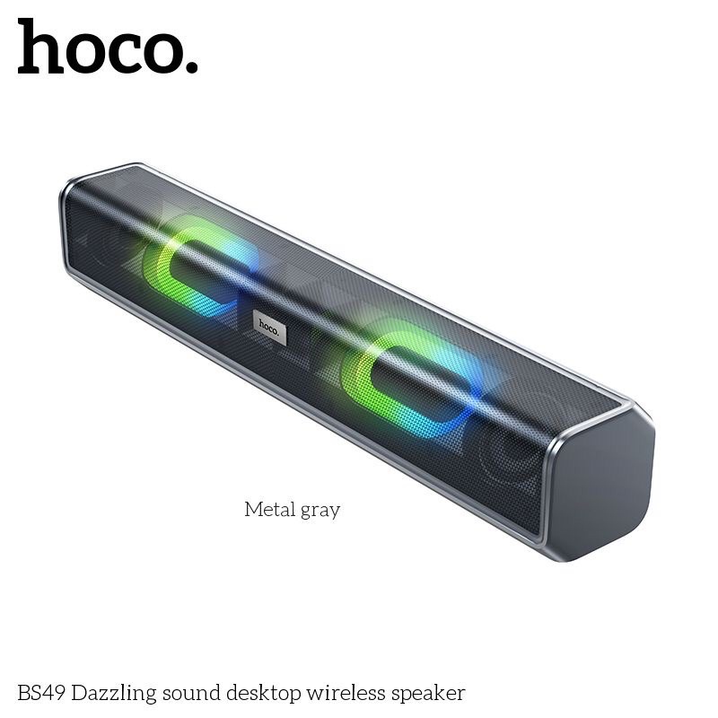 Loa Nghe Nhạc Bluetooth Cầm Tay HOCO BS49 Đổi Màu Loa Blutooth Di Động Không Dây Mini