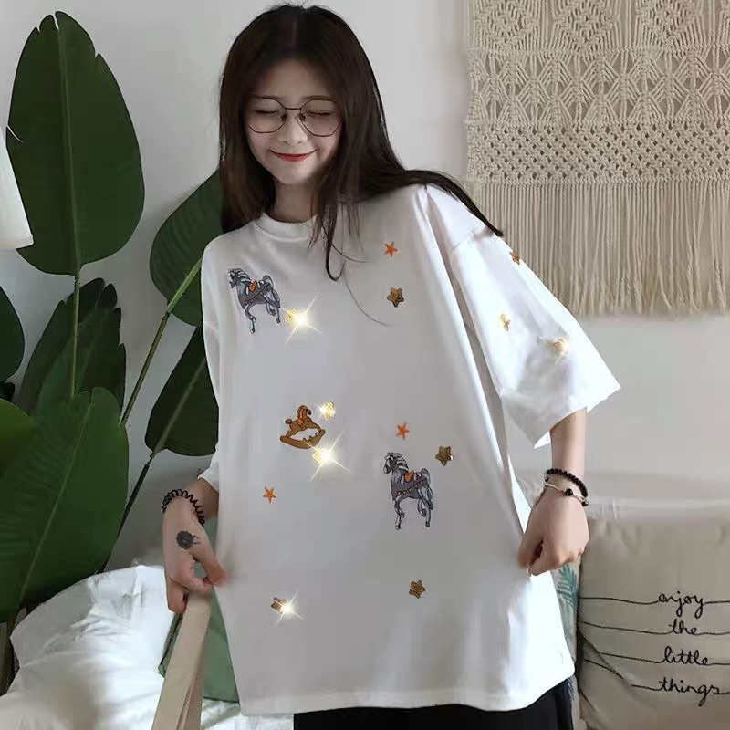 Áo thun thêu hình Quảng châu loại 1 | BigBuy360 - bigbuy360.vn