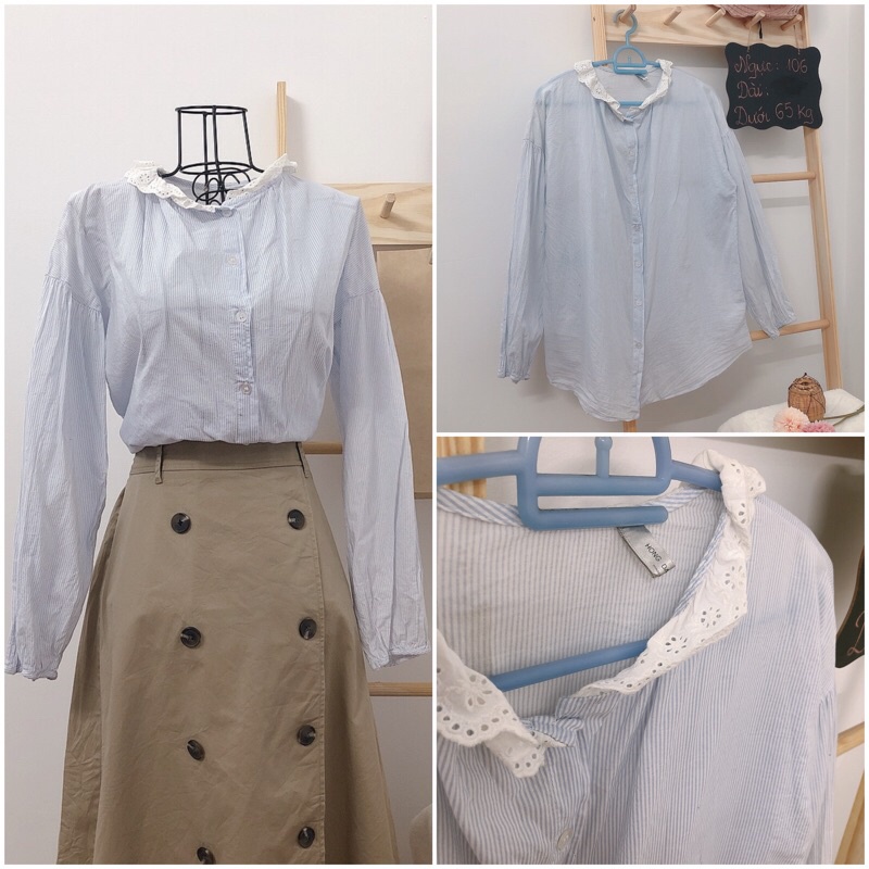 Áo vin sơ mi Nhật Hàn xinh xắn