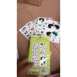 set 4 tấm sticker nhiều hình