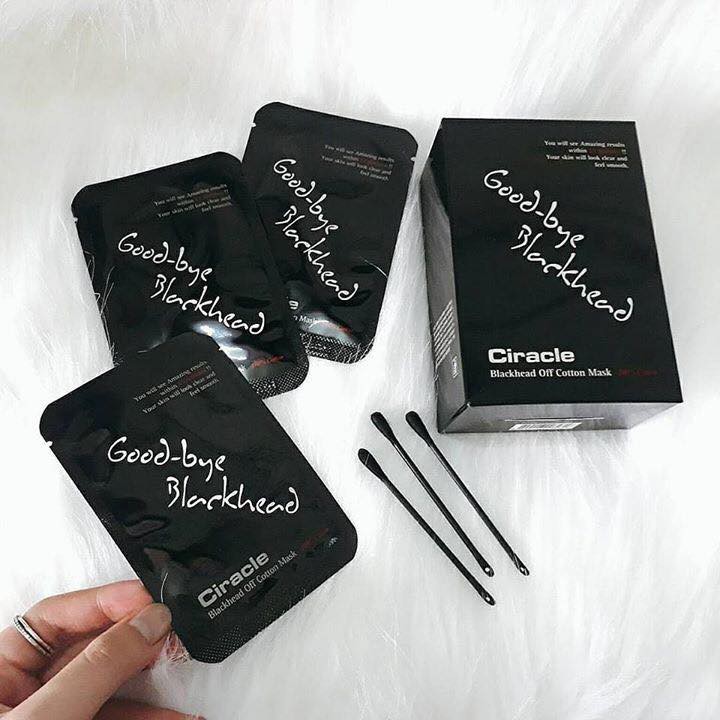 Mặt nạ serum đẩy mụn đầu đen Good-bye Blackhead Ciracle miếng lẻ