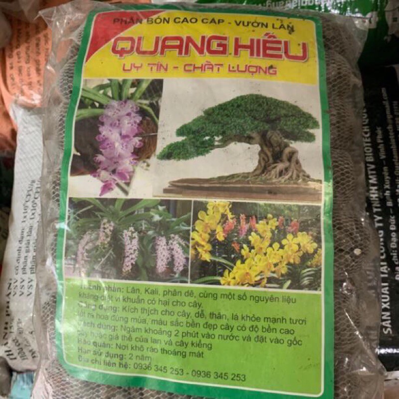 Phân dê đóng túi lưới Quang Hiếu- 1 túi 15 cái