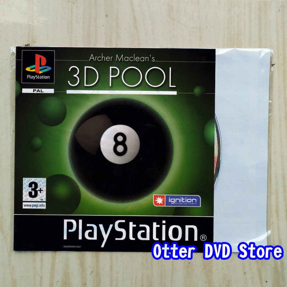 Đĩa Cd Chơi Bida Ps1 Ps 1 Archer Macleans 3d