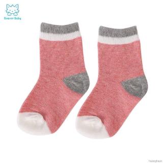 Set 4 Đôi Vớ Cotton Chống Trượt Cho Bé