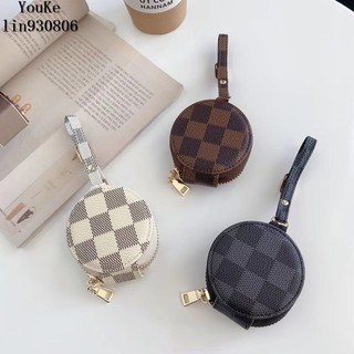 Vỏ Bảo Vệ Hộp Sạc Tai Nghe AirPods 1 2 3 Pro Apple Bluetooth Không Dây Họa Tiết Kẻ Sọc LV Phong Cách Âu Mỹ