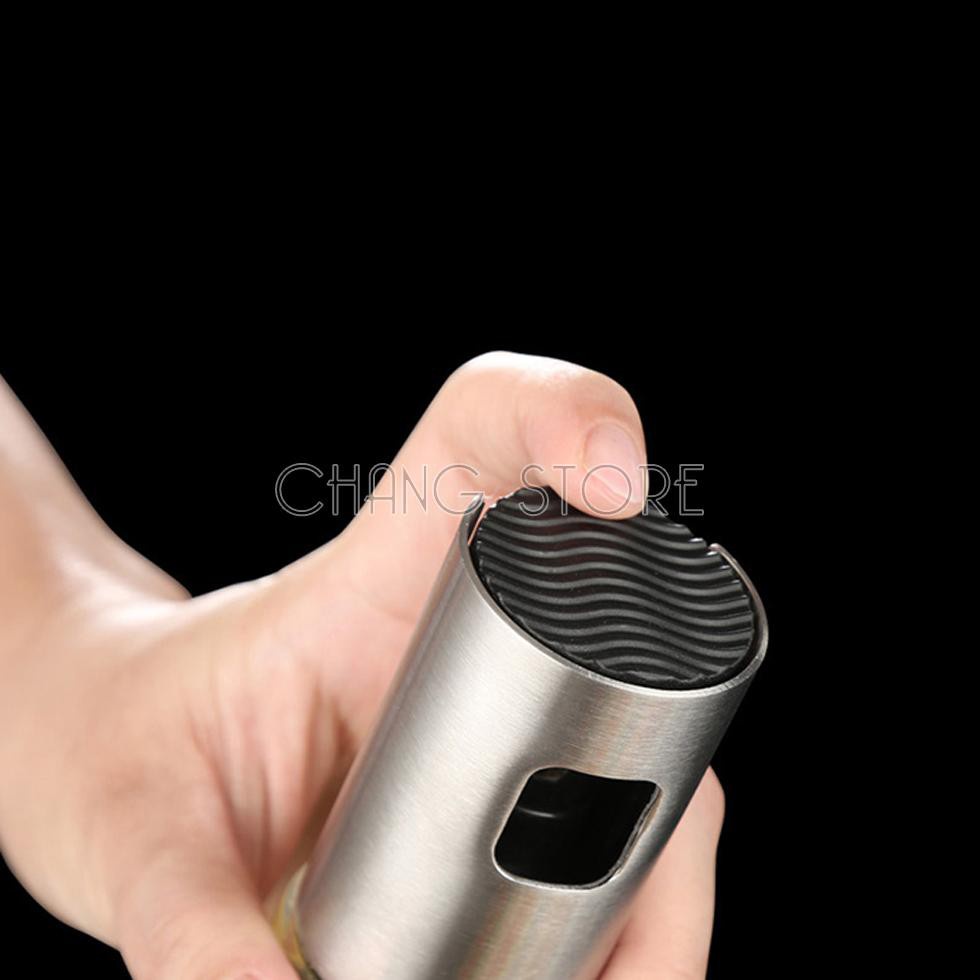 Bình xịt dầu ăn, nước mắm, dấm và các gia vị dạng lỏng 100ml chất liệu inox cao cấp