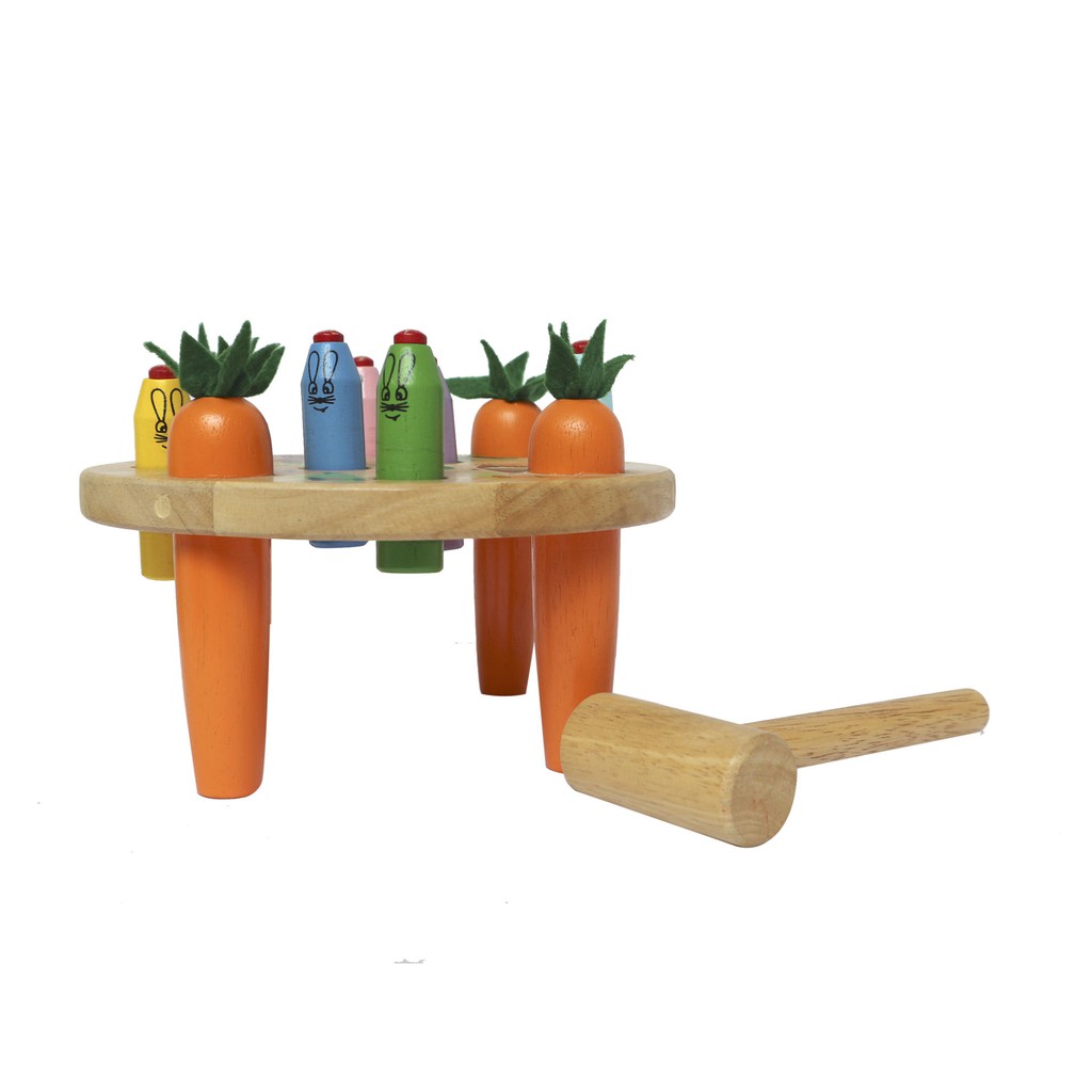Đồ chơi gỗ Búa đập thỏ Winwintoys 64192