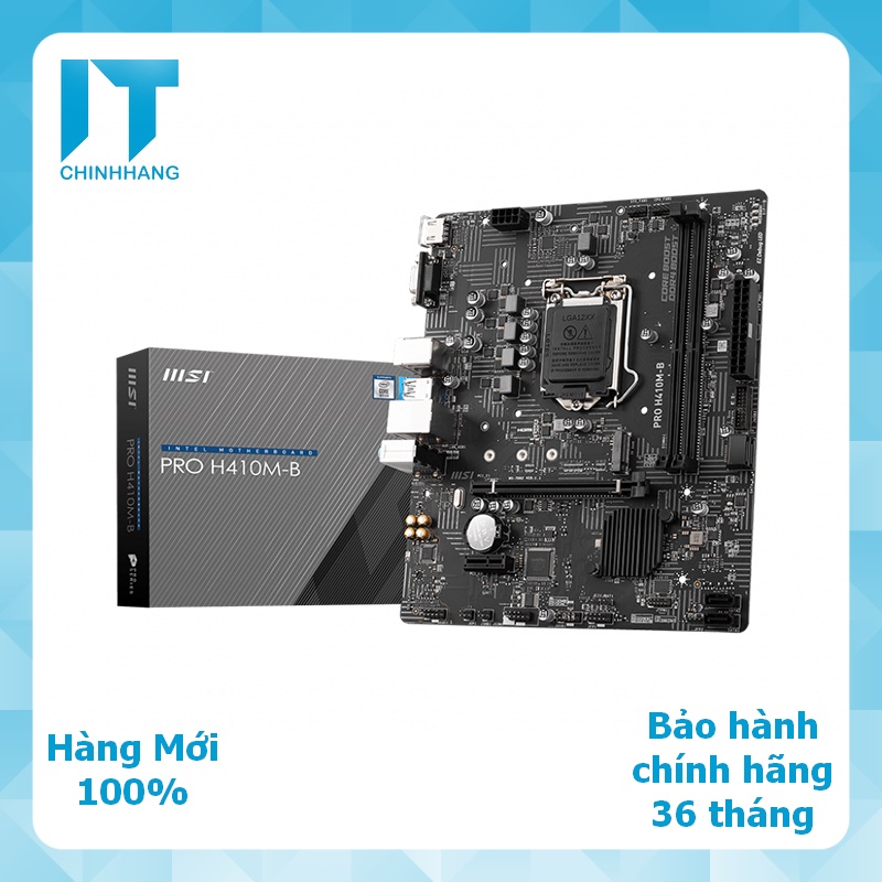 Bo Mạch Chủ Mainboard MSI H410M B - Hàng Chính Hãng