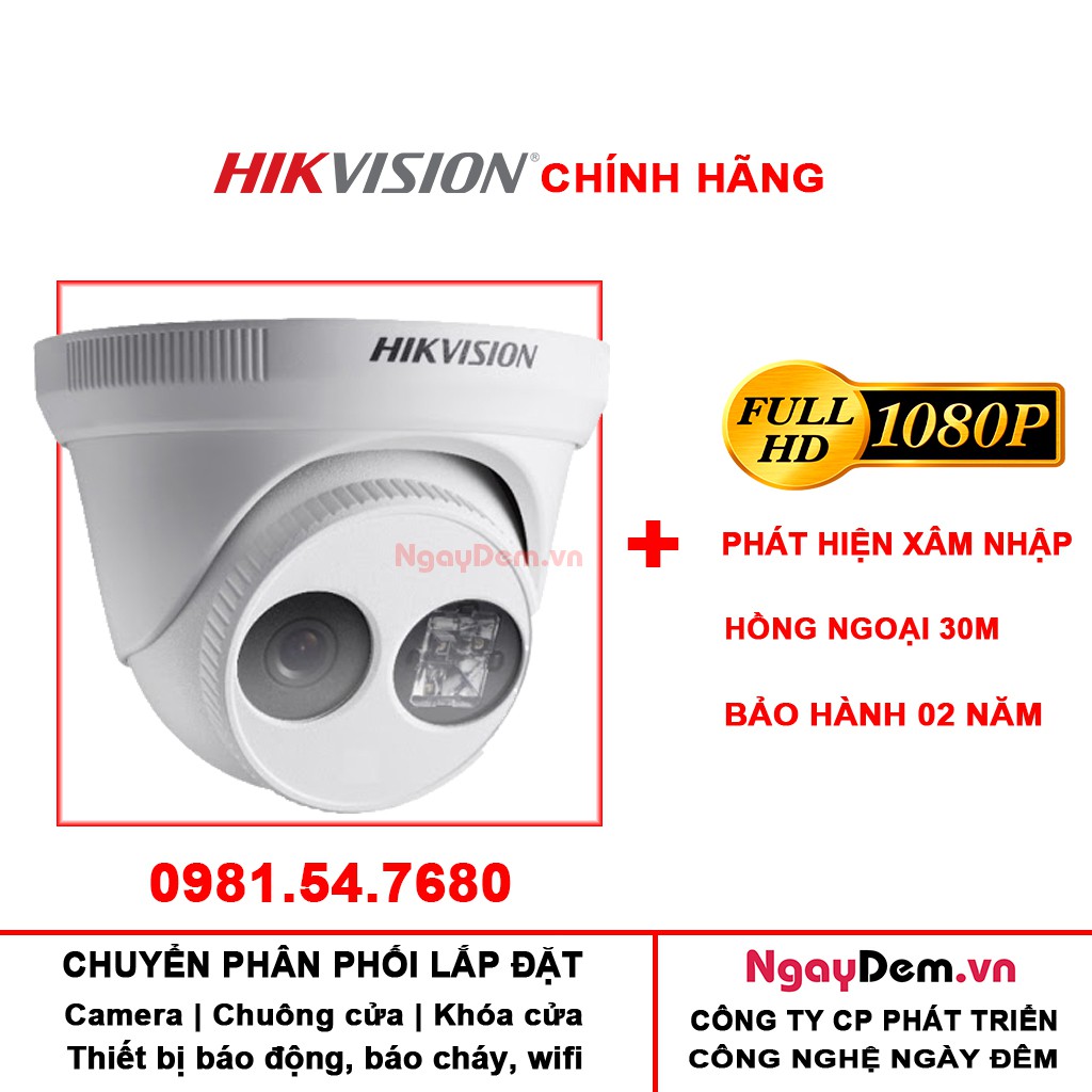 Camera IP Dome Hikvision 2MP -2CD2321G0-I/NDSF FULL HD 1080P-Hồng Ngoại 30M -Chính Hãng-Bảo Hành 24 tháng [3455]