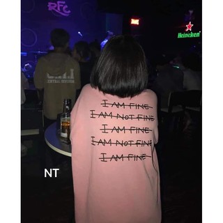 Áo I AM FINE cộc tay_NTA9882