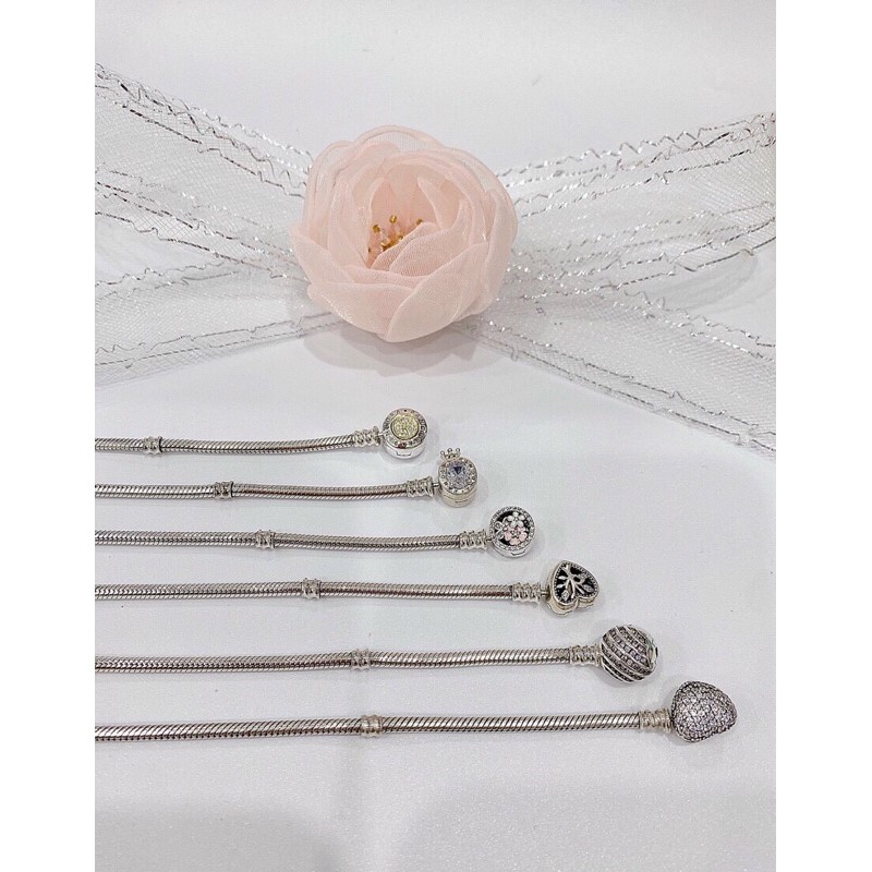 Vòng tay 5 hàng hoa đá bạc chuẩn nhiều mẫu đẹp phủ vàng trắng