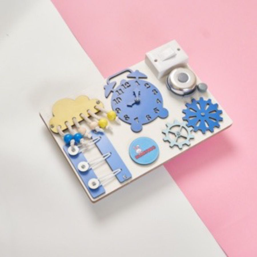 Đồ chơi kích thích phát triển kỹ năng Busy board chữ nhật
