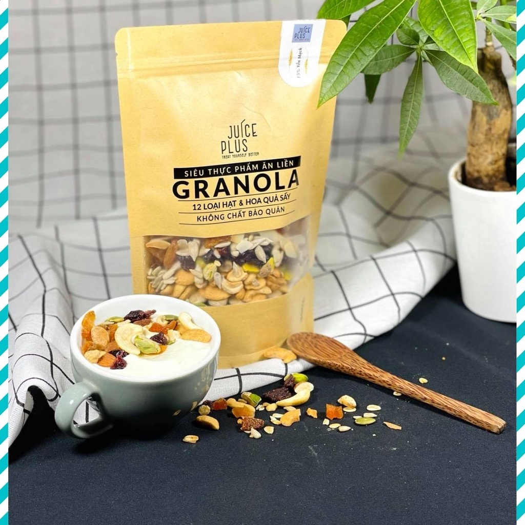 HẠT NGŨ CỐC GRANOLA JUICEPLUS HANDMADE 300G