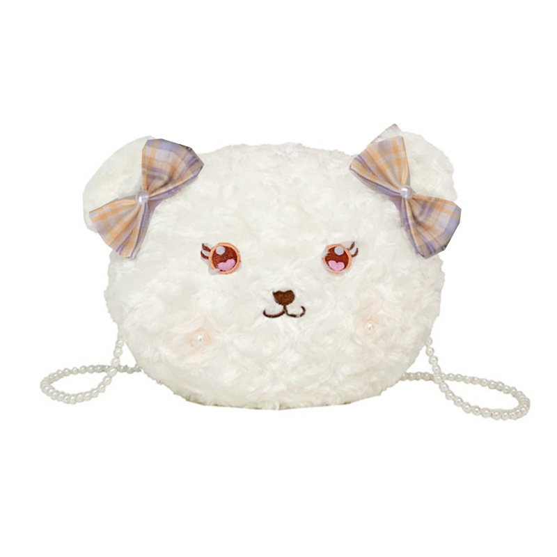Túi Đeo Chéo Đựng Điện Thoại Mềm Mại Họa Tiết Hoạt Hình Phong Cách Lolita Nhật Bản