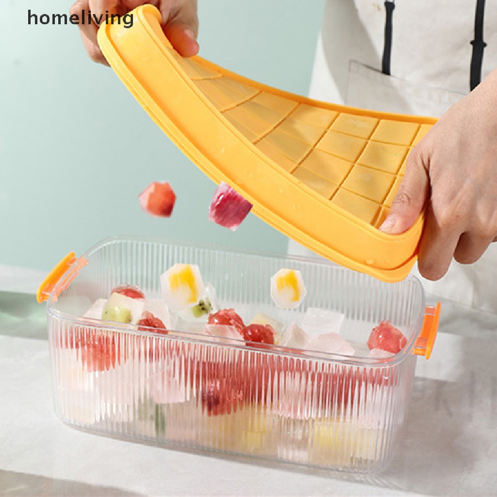 Khuôn Silicone Làm Đá Viên 28 Ngăn Mini