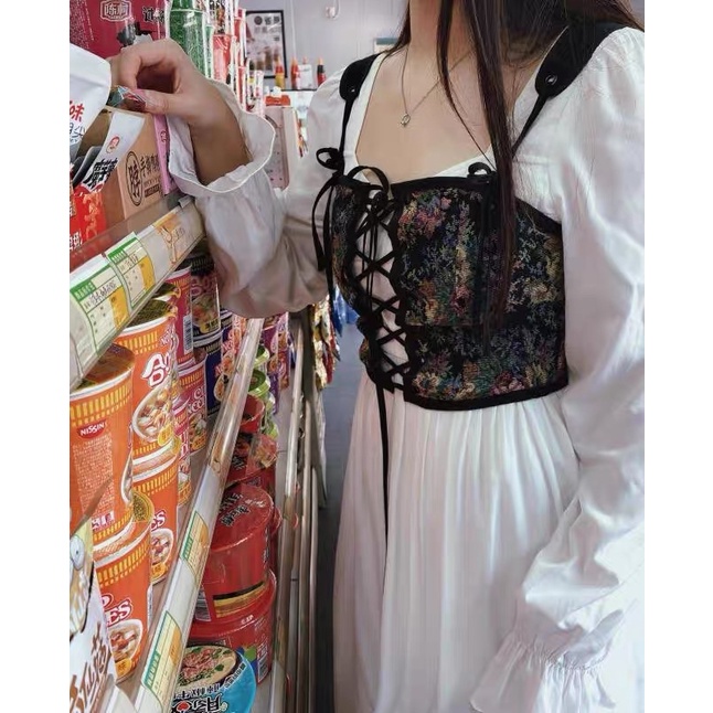 Set váy babydoll và corset phong cách ul zang