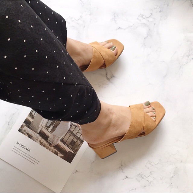 Guốc quai chéo 5p ôm chân