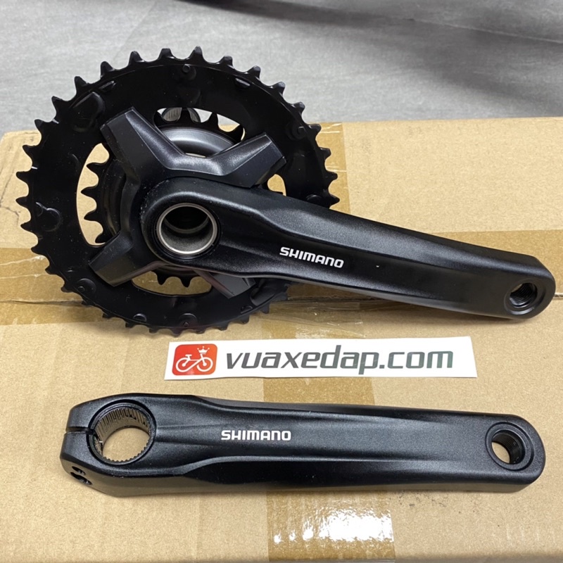 Bộ đùi đĩa Shimano FC-MT210-B2 Crankset    không kèm trục rỗng, chính hãng