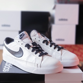Giày _Nike Blazer Low Black White, size 42, real 2hand