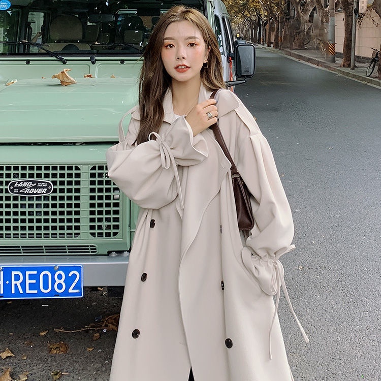 Áo Khoác Gió Thiết Kế Mới Thời Trang Theo Phong Cách Anh Dành Cho Nữ