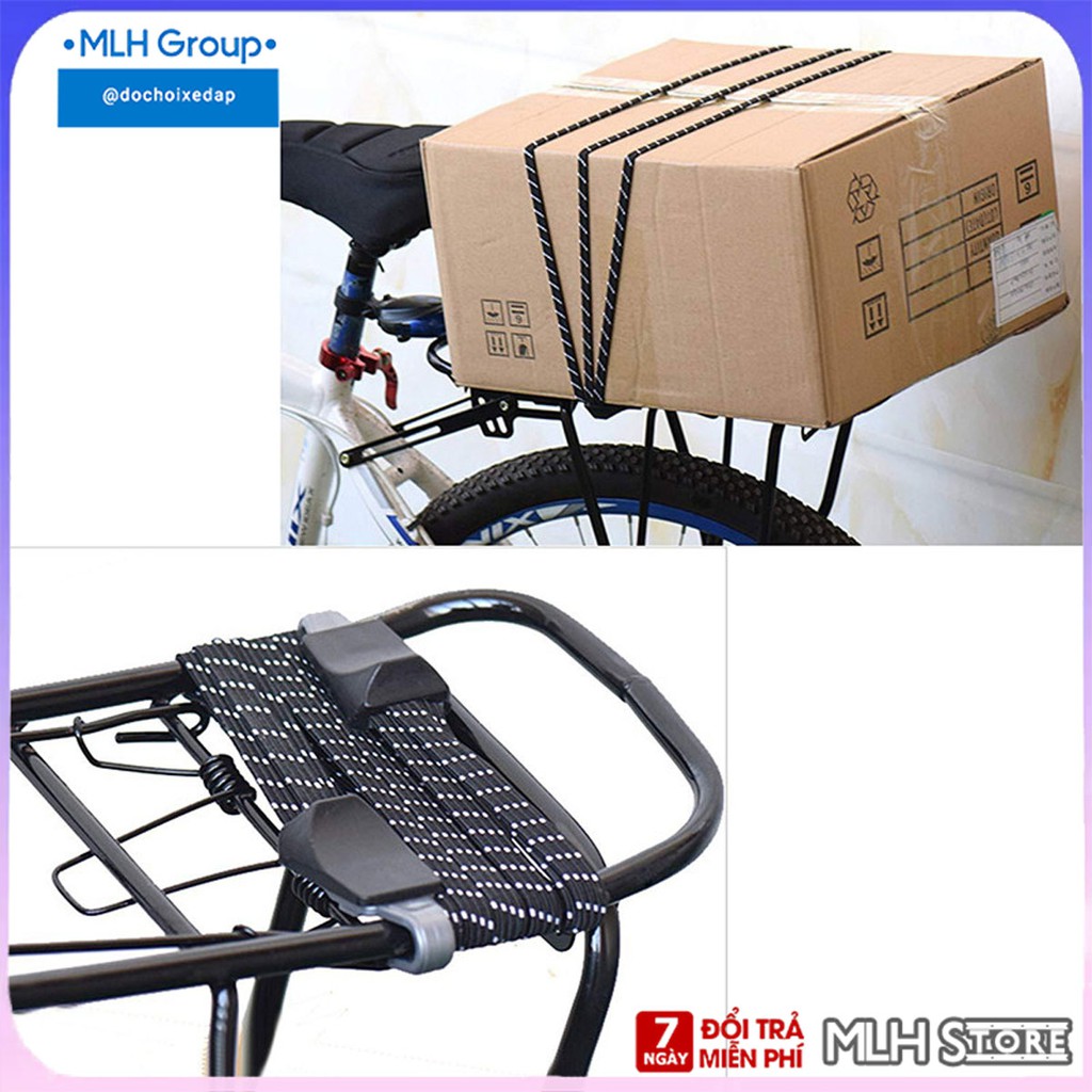 Dây Buộc Hành Lý Xe Đạp Chất Liệu Cao Su Co Giãn Cố Định Hành Lý/ Vật Dụng Trên Xe 68 cm Tiện Dụng MLH
