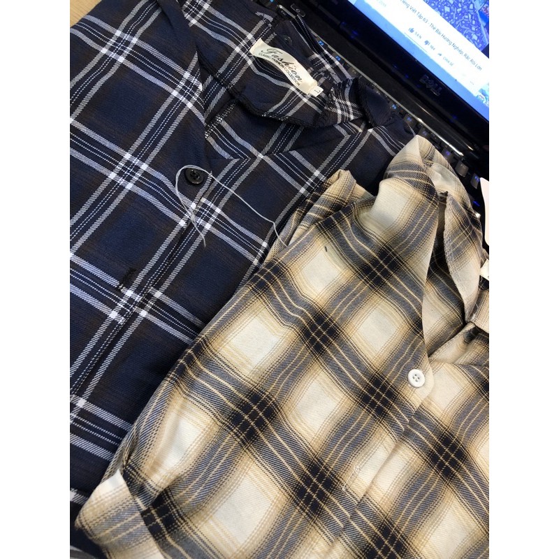 Váy dáng dài thu đông kẻ caro style vintage nữ tính (ảnh thật) | BigBuy360 - bigbuy360.vn