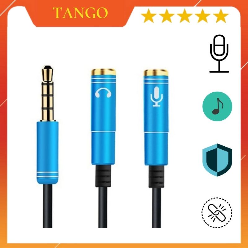 Jack gộp Audio và mic, dây gộp tai nghe chuyển từ tai nghe 2 dây thành tai nghe 1 dây.