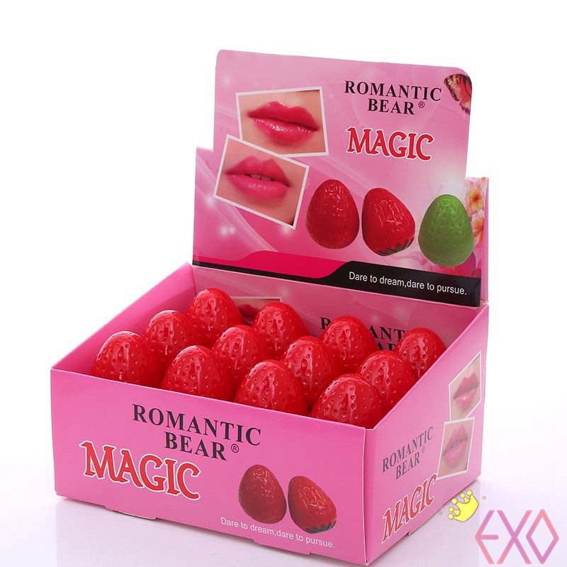 [Hàng mới về] Son dưỡng môi hình trái dâu tây độc đáo dễ thương | BigBuy360 - bigbuy360.vn