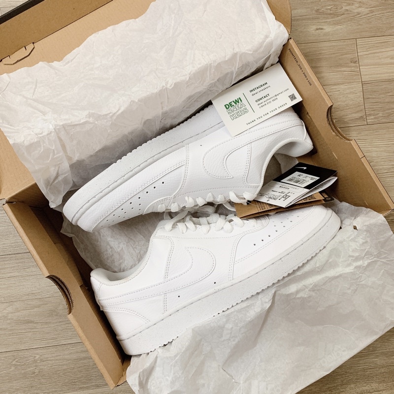 Giày Vision Low All White