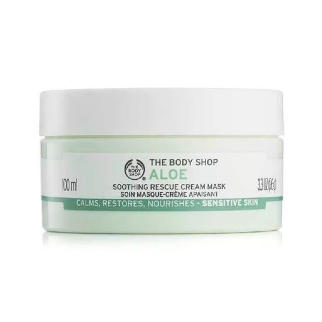 Bill US - Săn sale 75% -  Mặt nạ The Body Shop ALOE SOOTHING RESCUE CREAM MASK - Aloe Protective Restoring Mask