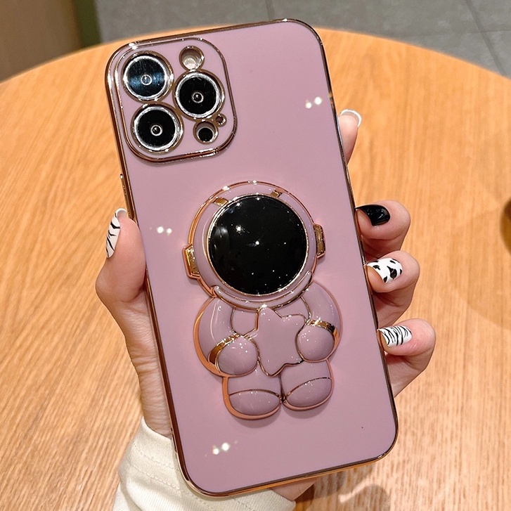 Ốp Điện Thoại Chống Sốc in Hình Phi Hành Gia 3d Cho iPhone 6 plus 6s plus 7 plus 8 plus xs max xr 11 pro max 12 pro max 13 pro max