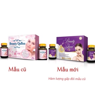 Viên uống trắng da -CHÍNH HÃNG👍 Beauty Queen Collagen Sâm Tố Nữ -chống lão hóa điều hòa nội tiết tố, hỗ trợ làm đẹp da