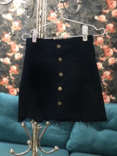 VÁY JEANS ĐEN 100k