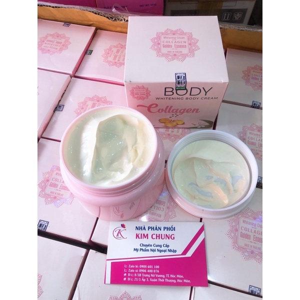 [Tặng kèm tắm trắng Thái] Kem dưỡng trắng da toàn thân Body Colagen Thái 150g