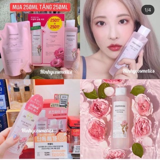 Set Nước hoa hồng Mamonde 250ml tặng 250mk