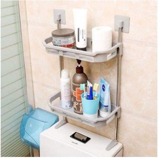 Kệ nhà tắm kệ để đồ phòng tắm kệ nhà vệ sinh kệ nhà bếp 2 tầng siêu tiện dụng