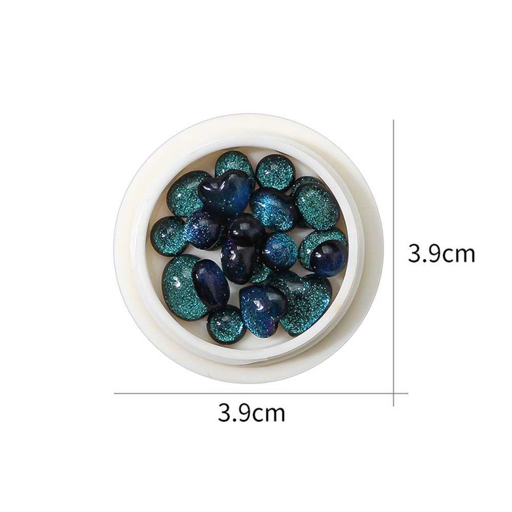 Phụ Kiện Trang Trí Móng Tay 3D Trong Mờ Hình Tròn / Trái Tim Phong Cách Nhật Bản|Đồ Trang Trí Thủ Công Độc Đáo Sáng Tạo