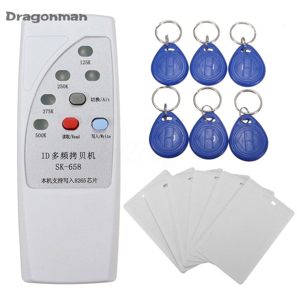 Set 13 Thẻ Sao Chép 125khz Rfid Id + 6 Thẻ