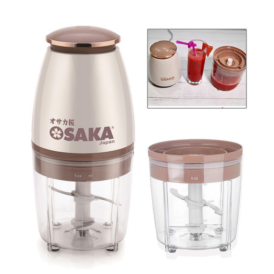 MÁY XAY THỰC PHẨM ĐA NĂNG OSAKA 700ML -DÙNG ĐIỆN MẠNH MẼ BỀN BỈ . BẢO HÀNH 6 THÁNG