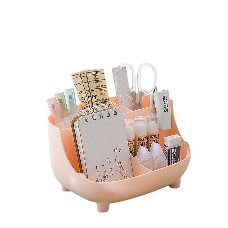 Khay mỹ phẩm 6 ngăn có chân đế mẫu mới,,,