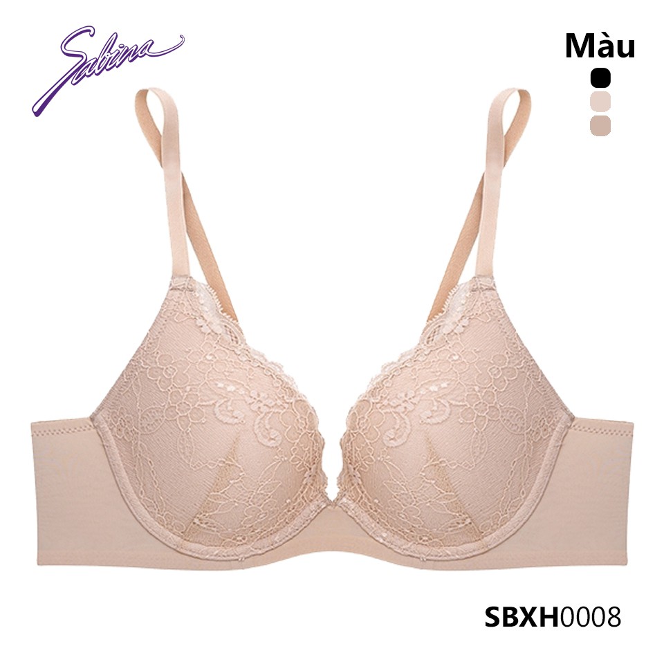 Áo Lót Có Gọng Mút Dày Vừa Nâng Tự Nhiên Phối Ren Fashion Soft Doomm By Sabina SBXH0008
