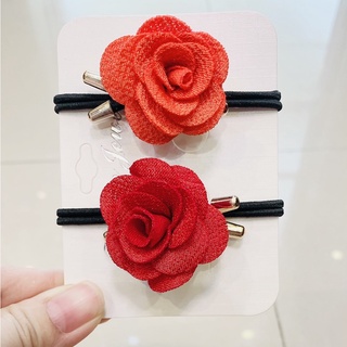 Sét 2 Dây Cột Tóc Đính Hoa Cực Đẹp