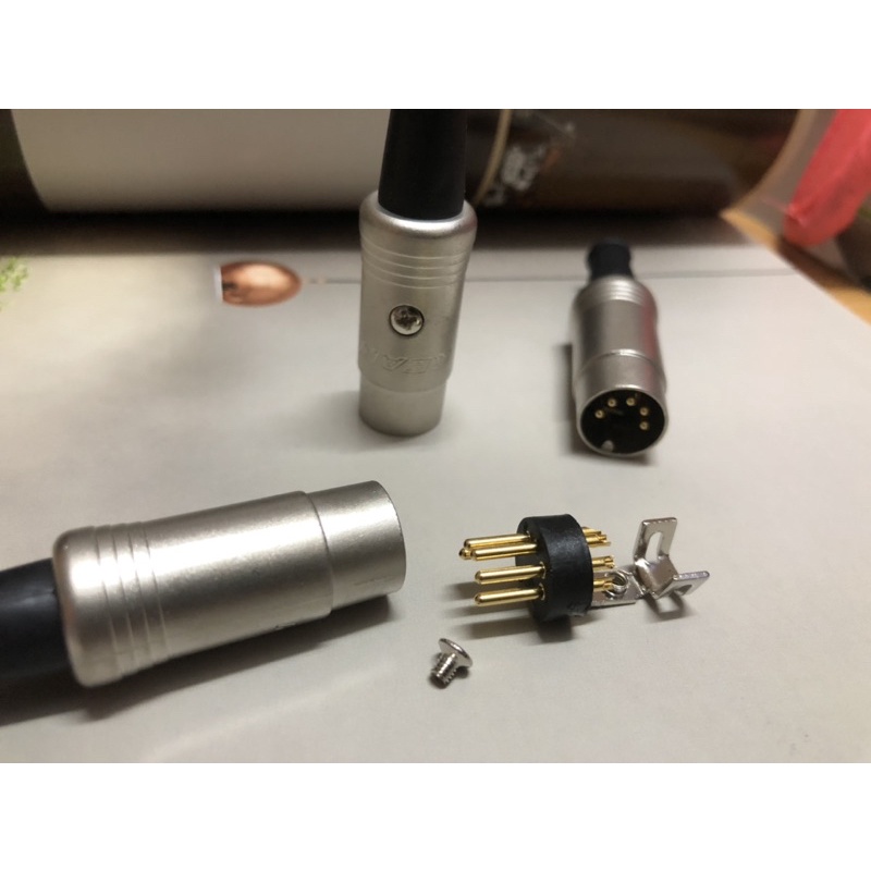 Jack midi din 5 chân cao cấp mạ vàng chính hãng dành cho amply cổ,đức,châu âu