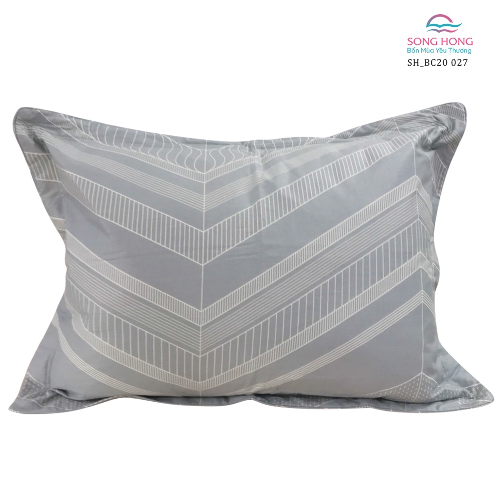 Vỏ gối nằm 45cm x 65cm chất cotton - Hàng Sông Hồng chính hãng