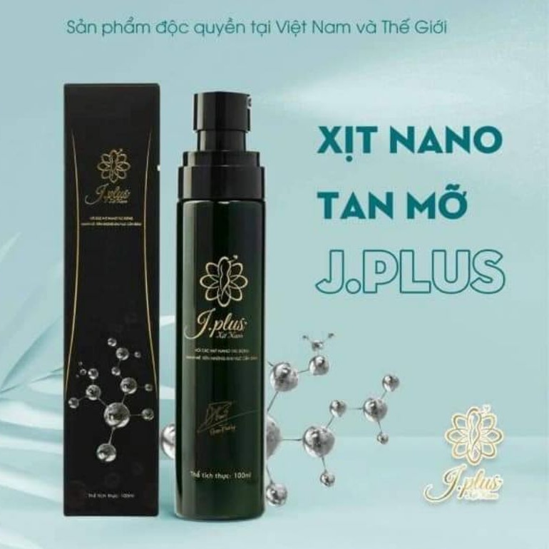 Xịt Tan Mỡ Nano Đan Trường JPlus Chính Hãng