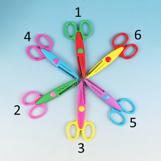 Kéo Cắt Viền Họa Tiết Thủ Công Handmade (Cỡ Nhỏ 13.5cm) - Cắt Đường Viền Ảnh, Trang Trí Scrapbook, Lưu Bút