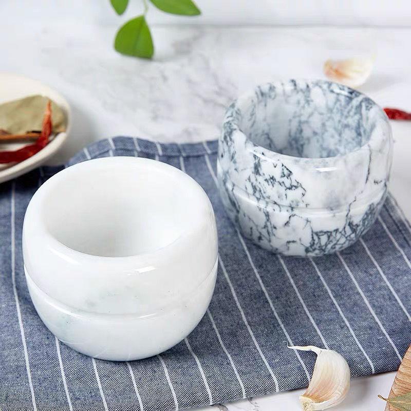 Bộ Chày Cối Giã Tỏi Bằng Đá Tự Nhiên Thời Trang