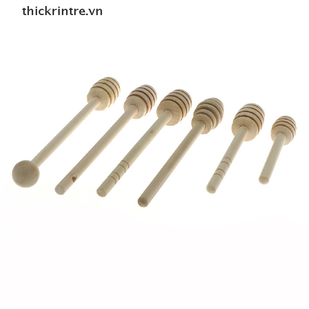 Muỗng Múc Mật Ong Bằng Gỗ Với Tay Cầm Dài Tiện Dụng